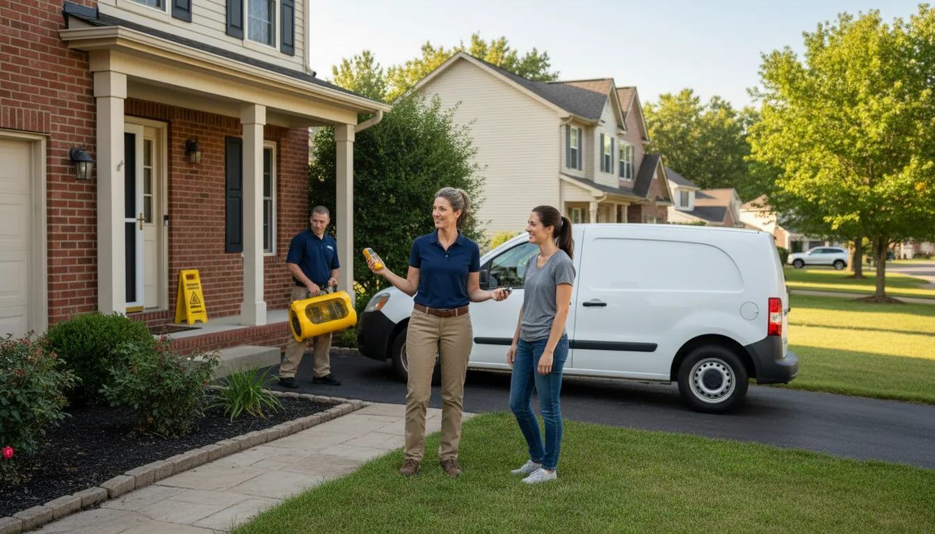 Water restoration image for Mold Remediation in Butler, NJ